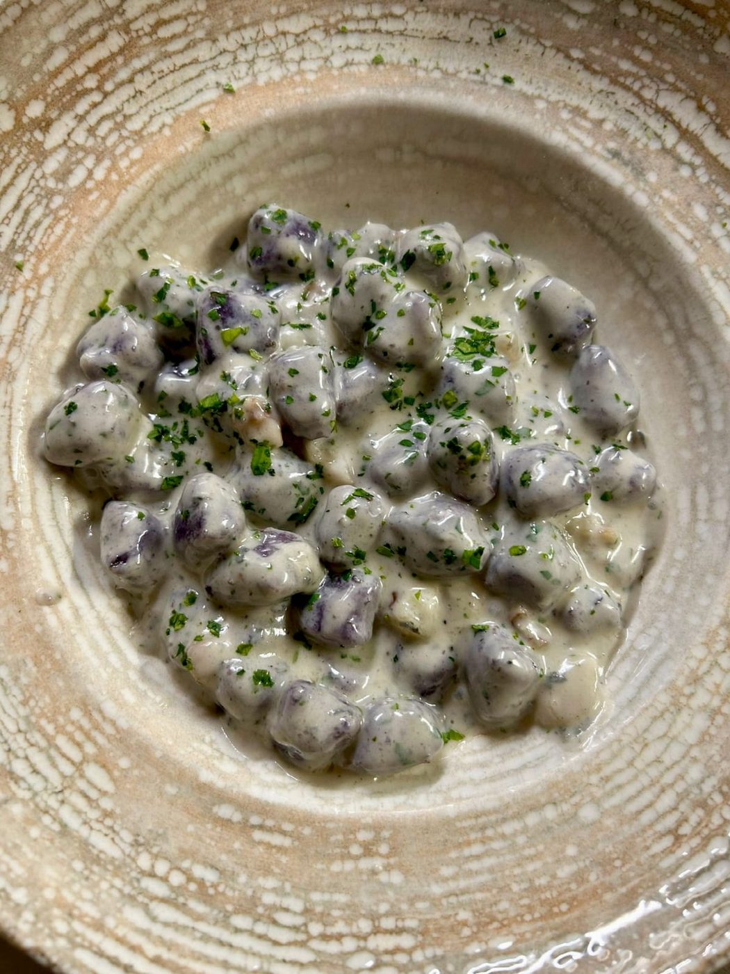 Gnocchetti di patate viola